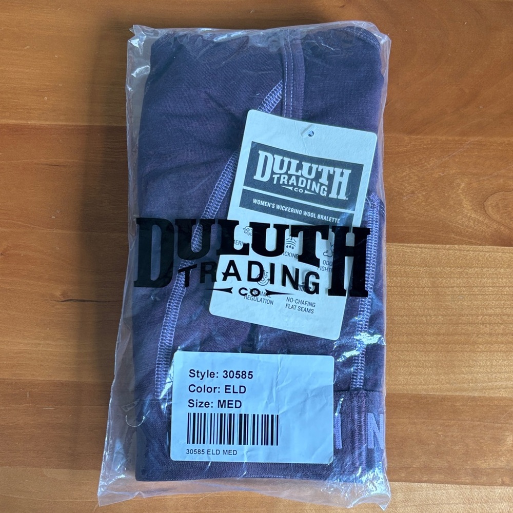 Duluth Trading wickerino wool bralette